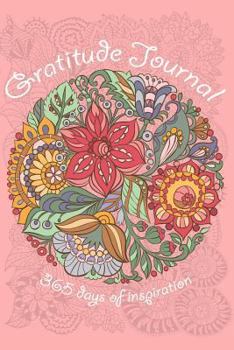 Paperback Gratitude Journal: 365 days of inspiration (coloring pages) Book
