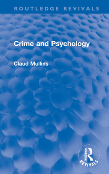 Hardcover Crime and Psychology Book