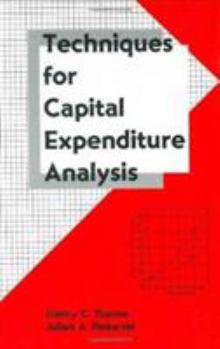 Hardcover Techniques for Capital Expenditure Analysis Book