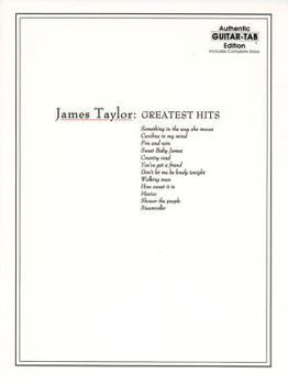 Paperback James Taylor -- Greatest Hits: Authentic Guitar Tab Book