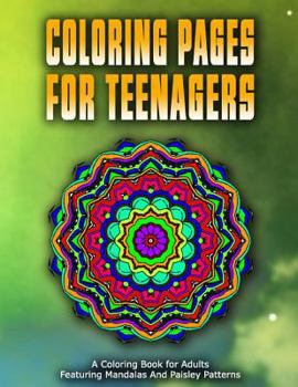 Paperback COLORING PAGES FOR TEENAGERS - Vol.2: coloring pages for girls Book