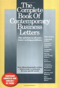 Paperback The Complete Book of Contemporary Business Letters Book