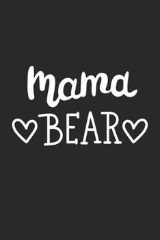 Mama Bear: Graph Paper Notebook 6x9 inches with 120 pages