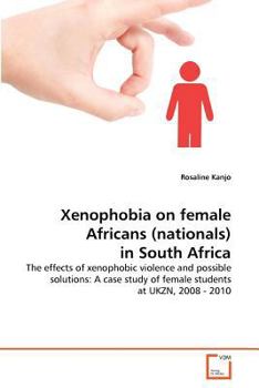 Paperback Xenophobia on female Africans (nationals) in South Africa Book