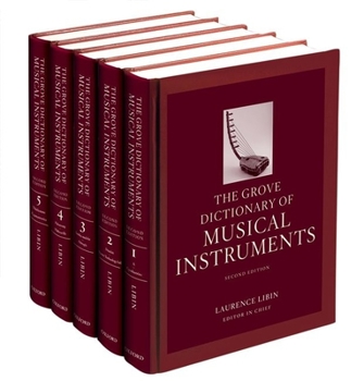 Hardcover The Grove Dictionary of Musical Instruments Book
