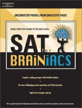 Paperback SAT for Brainiacs Book