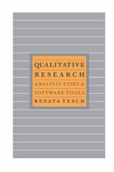 Paperback Qualitative Research: Analysis Types & Tools Book