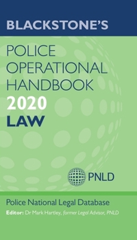 Paperback Blackstone's Operational Handbook 2020: Law Book