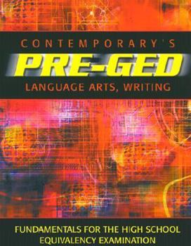 Paperback Contemporary's Pre-GED Language Arts, Writing Book