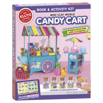 Toy Mini Clay World Candy Cart Book