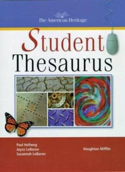 Hardcover The American Heritage Student Thesaurus Book