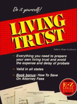 Paperback The E-Z Legal Guide to Living Trust Book