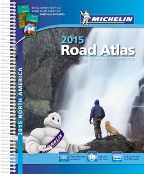 Spiral-bound Michelin North America Road Atlas Book