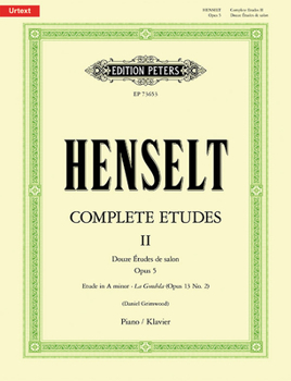 Paperback Complete Etudes: Douze Études de Salon, Op. 5 Book
