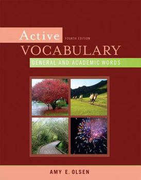Paperback Active Vocabulary: General and Academic Words Book