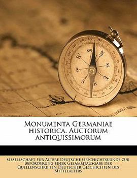 Paperback Monumenta Germaniae Historica. Auctorum Antiquissimorum (, Volume 08 [Latin] Book