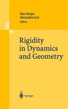 Paperback Rigidity in Dynamics and Geometry: Contributions from the Programme Ergodic Theory, Geometric Rigidity and Number Theory, Isaac Newton Institute for t Book