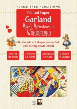 Misc. Alice's Adventures in Wonderland Paper Garland Book