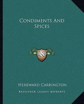 Paperback Condiments and Spices Book