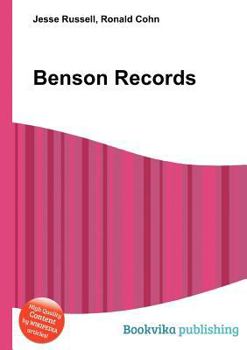 Paperback Benson Records Book