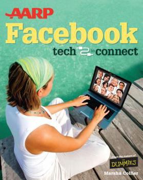 Hardcover Aarp Facebook: Tech To Connect [Large Print] Book
