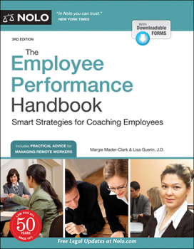 Paperback The Employee Performance Handbook: Smart Strategies for Coaching Employees Book