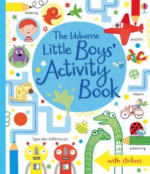 Paperback Little boys activity book