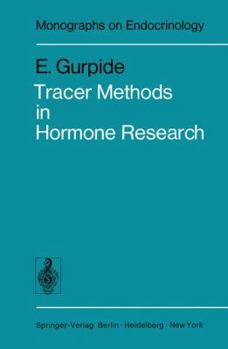 Paperback Tracer Methods in Hormone Research Book