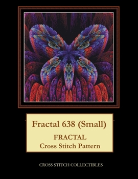 Paperback Fractal 638 (Small): Fractal Cross Stitch Pattern Book