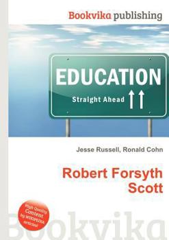 Paperback Robert Forsyth Scott Book