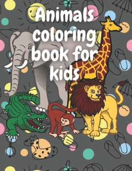 Paperback animals coloring book for kids: coloring book For Kids Aged 3-8 Book