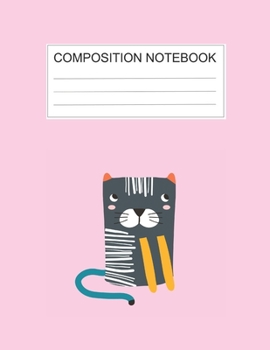 Composition notebook: Ruled (8.5 x 11 in), 110 Pages: Diary Book For Girl, Journal Notebook For Kids, Writing Journal Lined, Cute Pets (8.5 x 11 in), 110 Pages (cute composition pink)