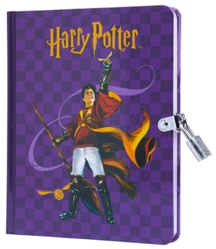 Hardcover Harry Potter: Quidditch Lock & Key Diary Book