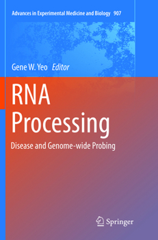 Paperback RNA Processing: Disease and Genome-Wide Probing Book