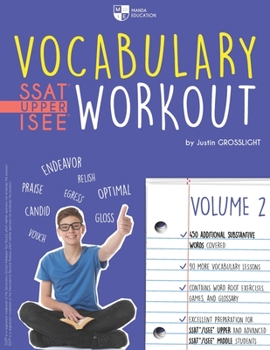 Paperback Vocabulary Workout for the SSAT/ISEE: Volume 2 Book