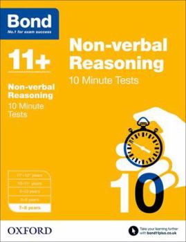 Paperback Bond 11+: Non Verbal Reasoning: 10 Minute Tests Book