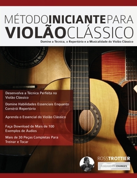 Paperback Me&#769;todo Iniciante Para Viola&#771;o Cla&#769;ssico [Portuguese] Book