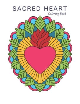 Paperback Sacred Heart: Coloring Book