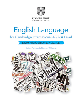Paperback Cambridge International as and a Level English Language Exam Preparation and Practice Book