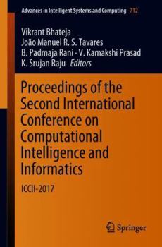 Paperback Proceedings of the Second International Conference on Computational Intelligence and Informatics: ICCII 2017 Book