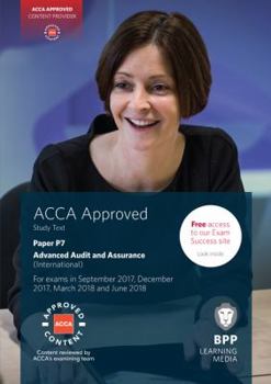 Paperback ACCA P7 Advanced Audit and Assurance (International): Study Text Book