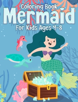 Paperback Mermaid Coloring Book for Kids Ages 4-8: Gorgeous Coloring Pages Book