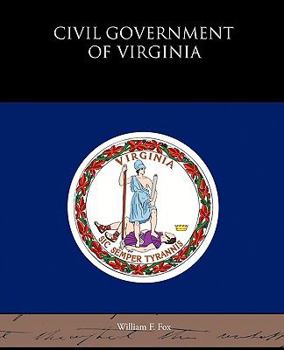 Paperback Civil Government of Virginia Book