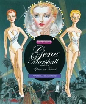 Paperback Gene Marshall and her Glamorous Friends Paper Dolls Book