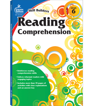 Paperback Reading Comprehension, Grade 6 Book