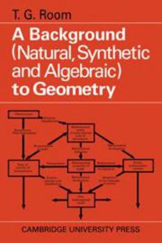 Hardcover A Background to Geometry: Natural, Synthetic and Algebraic Book