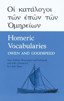 Paperback Homeric Vocabularies Book