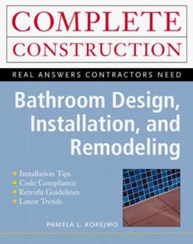 Paperback Bathroom Design, Installation, and Remodeling Book