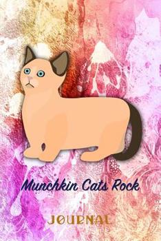 Munchkin Cats Rock: Pocket Gift Notebook for Cat and Kitty Lovers