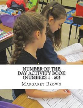 Paperback Number of the Day Activity Book (Numbers 1 ? 60) Book